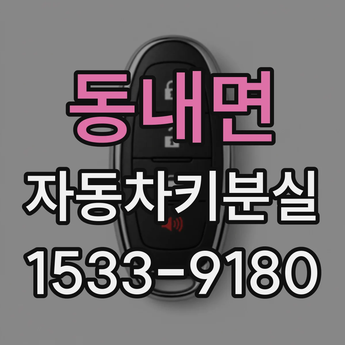 동내면 자동차키분실