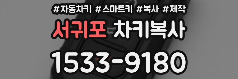 서귀포 차키복사