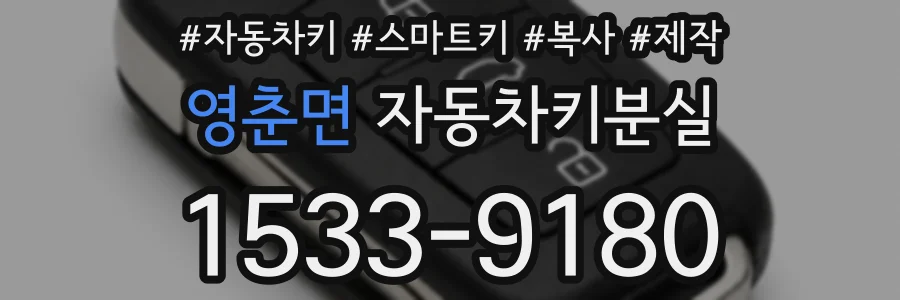영춘면 자동차키분실