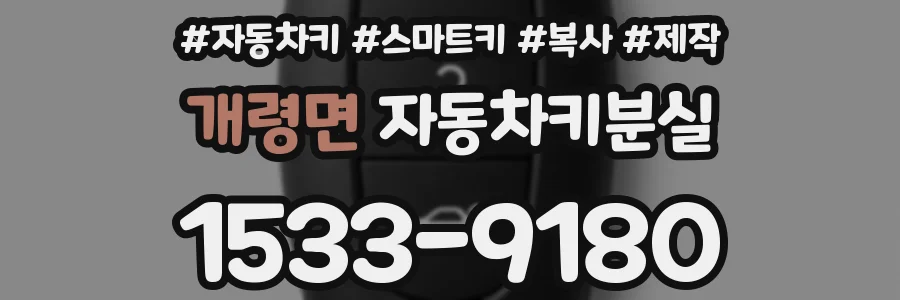 개령면 자동차키분실
