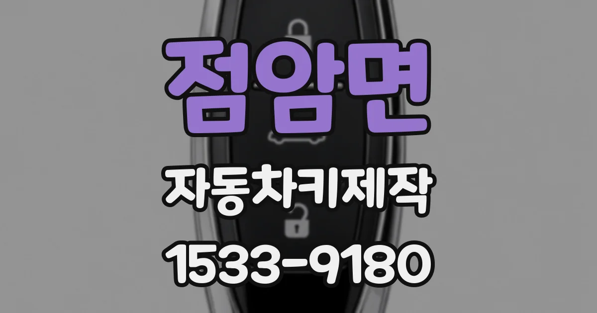 점암면 자동차키제작