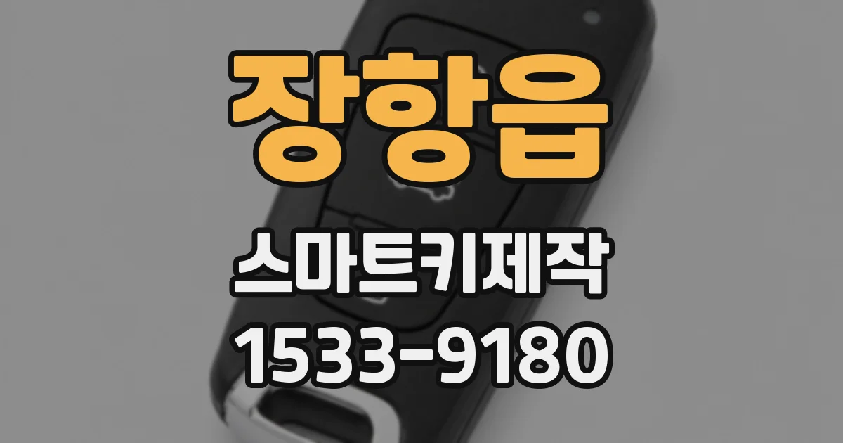 장항읍 스마트키제작