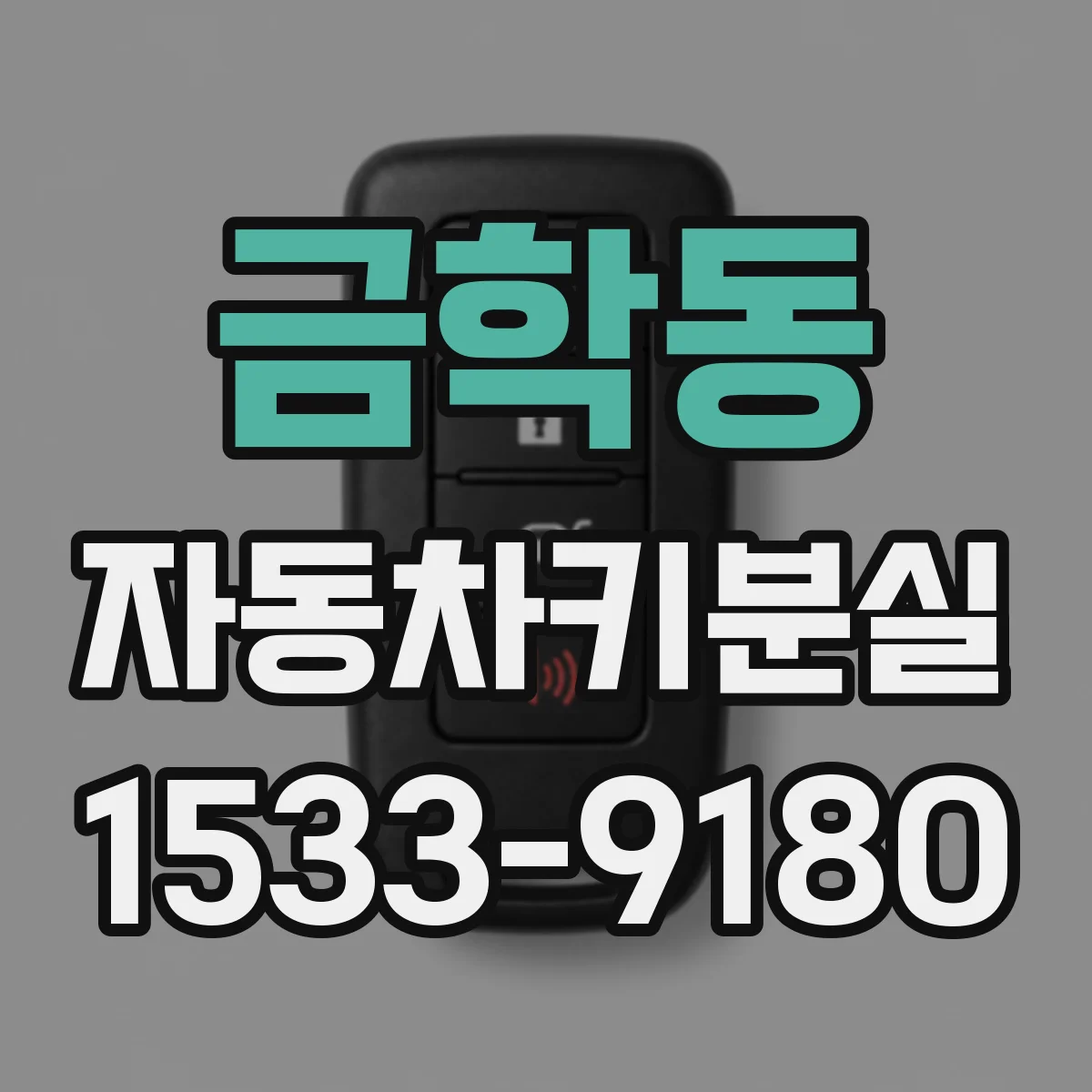 금학동 자동차키분실