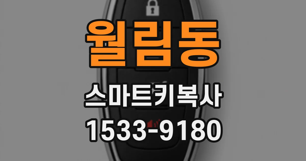 월림동 스마트키복사