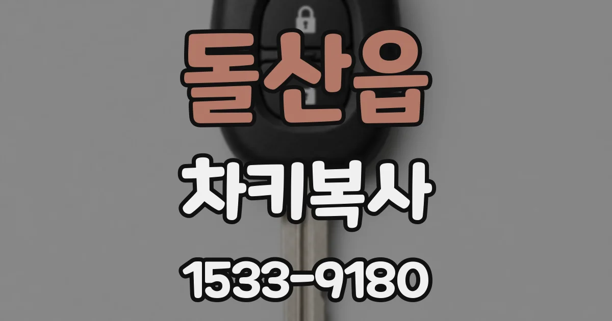 돌산읍 차키복사