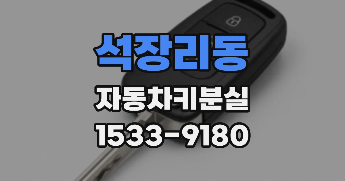 석장리동 자동차키분실