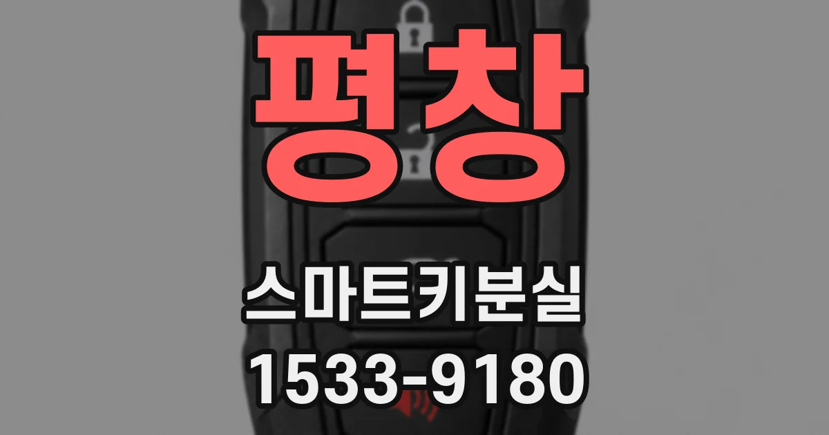 평창 스마트키분실