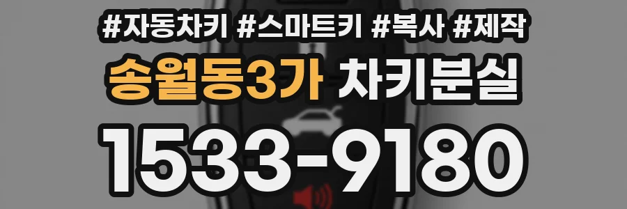 송월동3가 차키분실