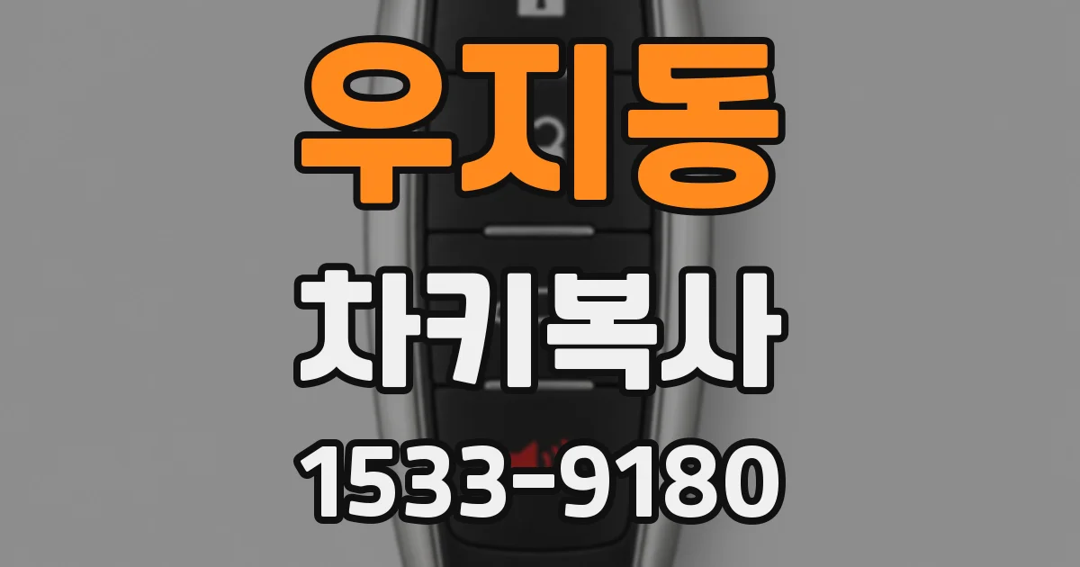 우지동 차키복사