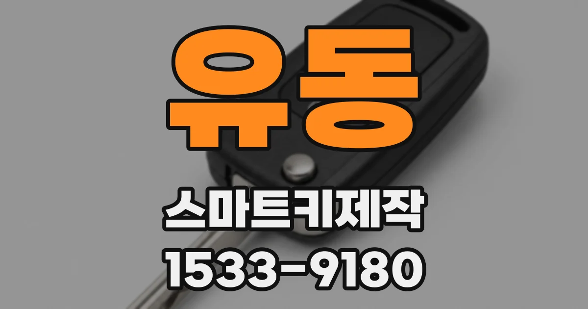 유동 스마트키제작