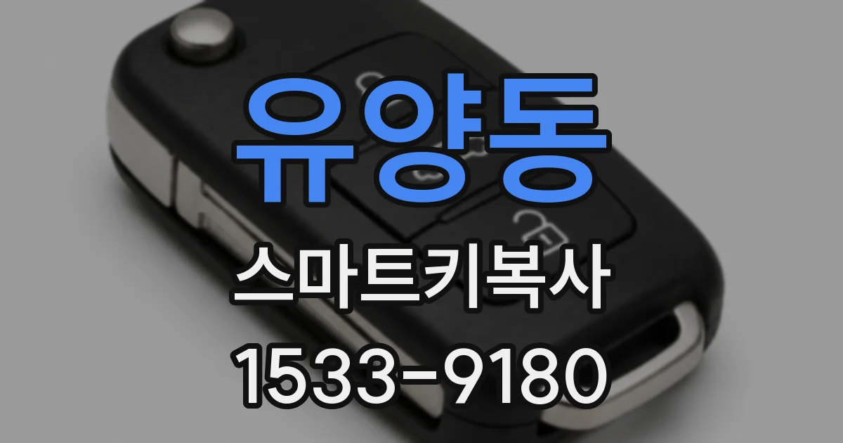 유양동 스마트키복사