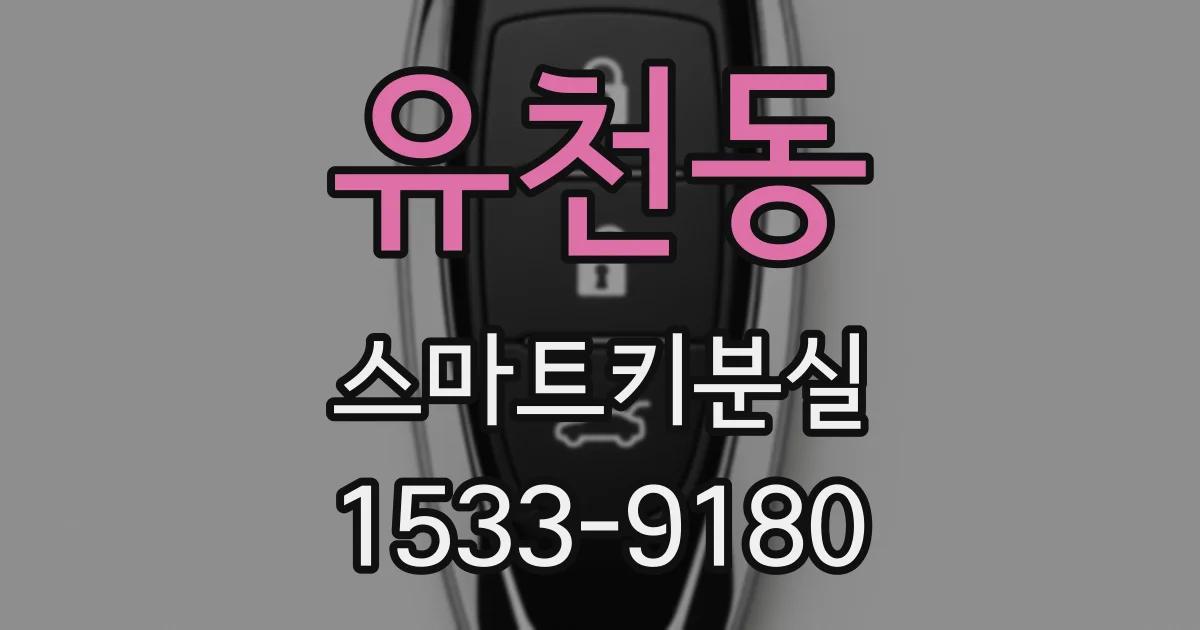 유천동 스마트키분실