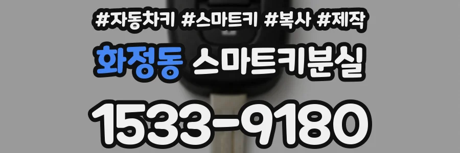 화정동 스마트키분실