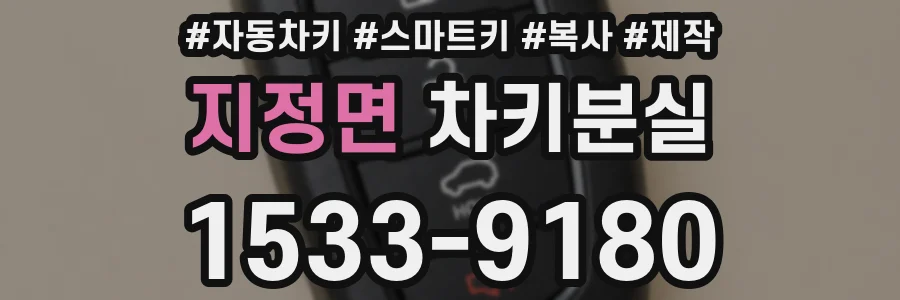 지정면 차키분실