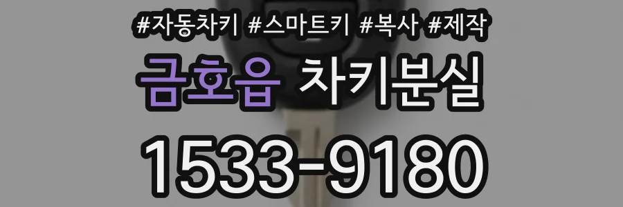 금호읍 차키분실