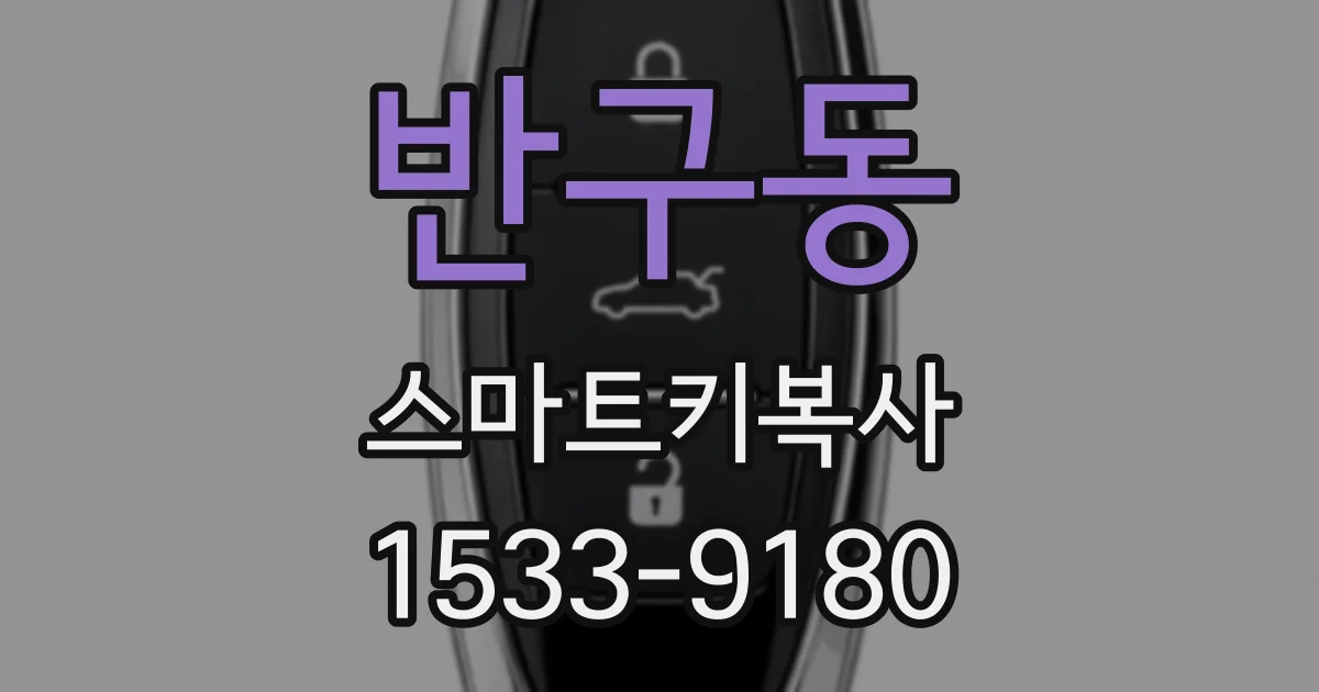 반구동 스마트키복사