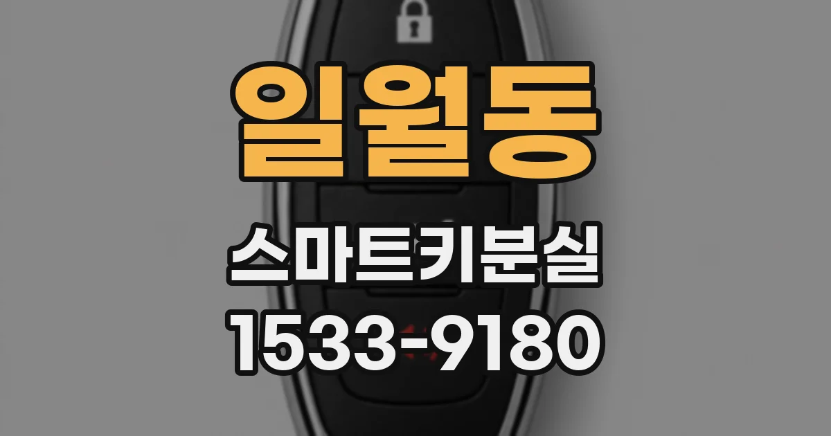 일월동 스마트키분실