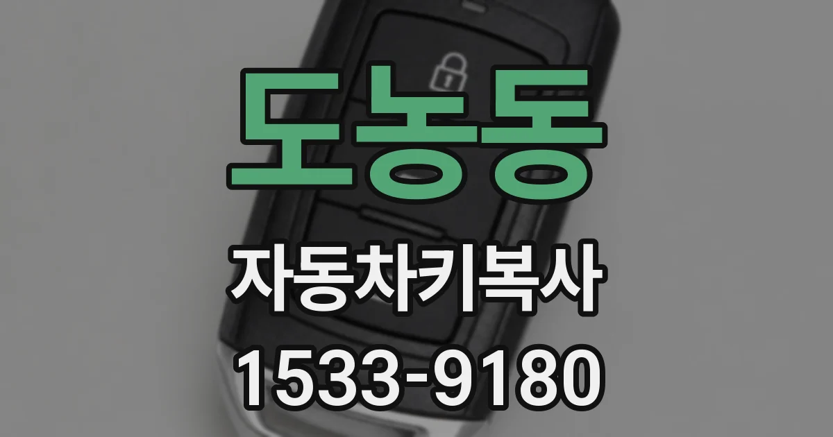 도농동 자동차키복사