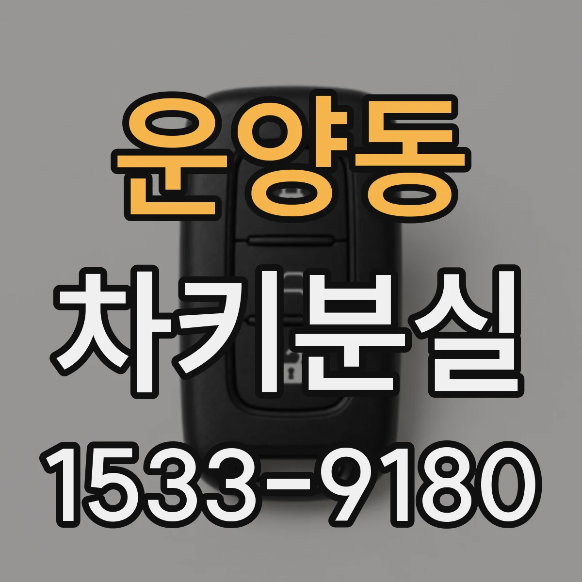 운양동 차키분실