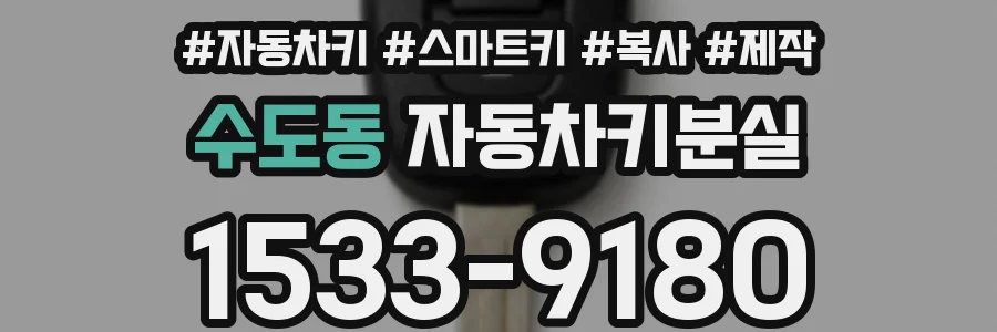 수도동 자동차키분실