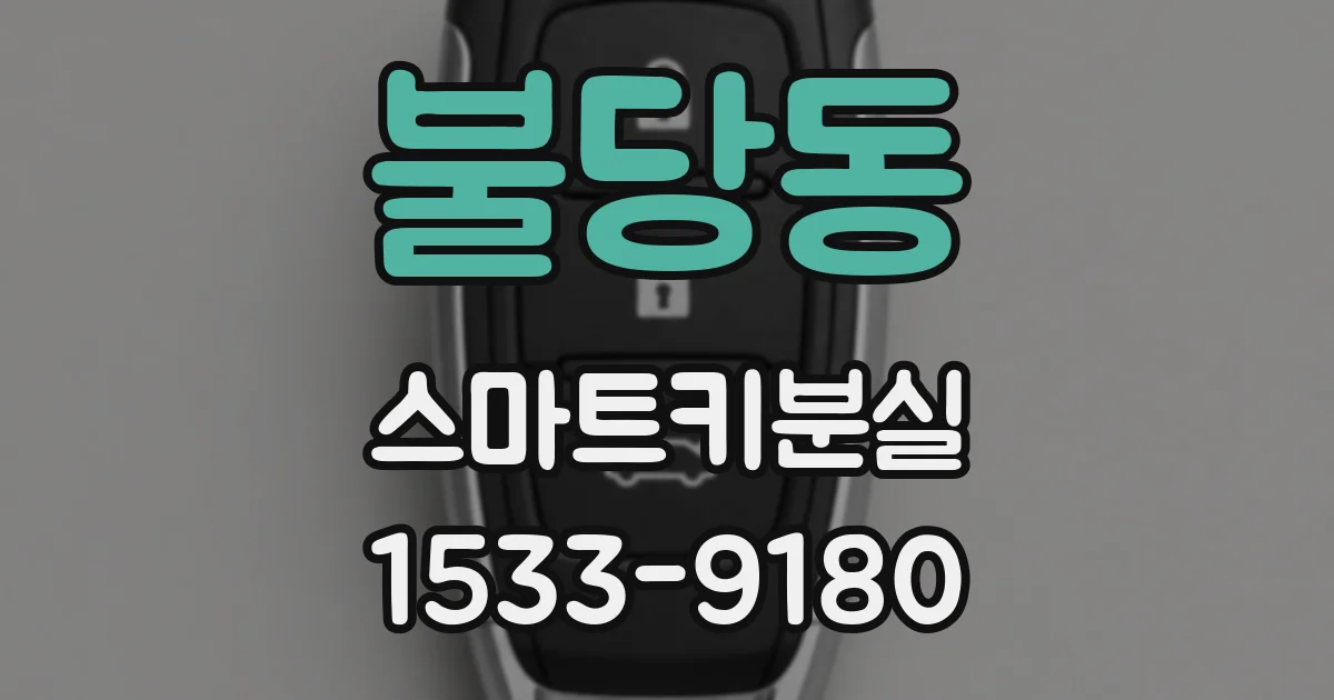 불당동 스마트키분실