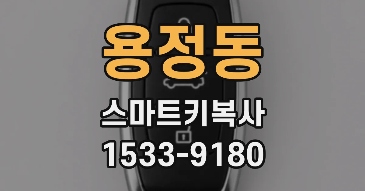 용정동 스마트키복사