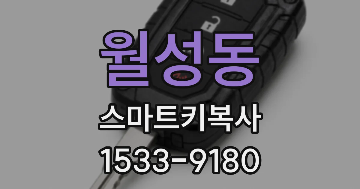 월성동 스마트키복사