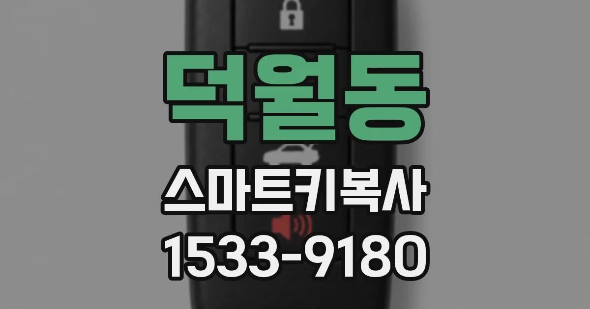 덕월동 스마트키복사