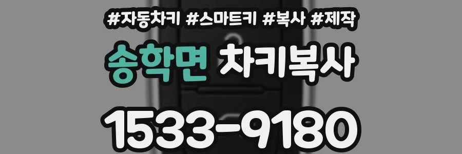 송학면 차키복사