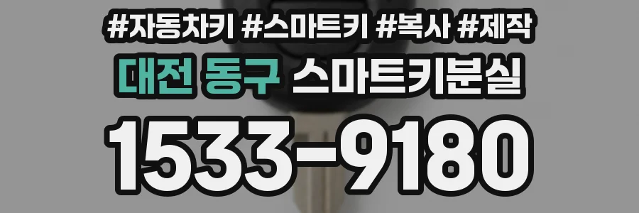 대전 동구 스마트키분실