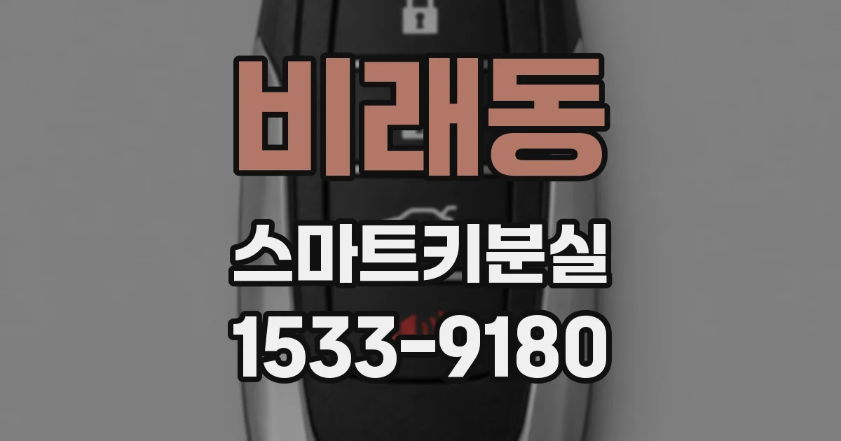 비래동 스마트키분실