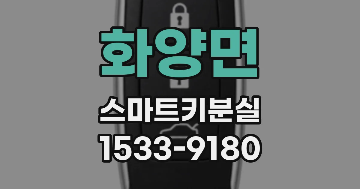 화양면 스마트키분실