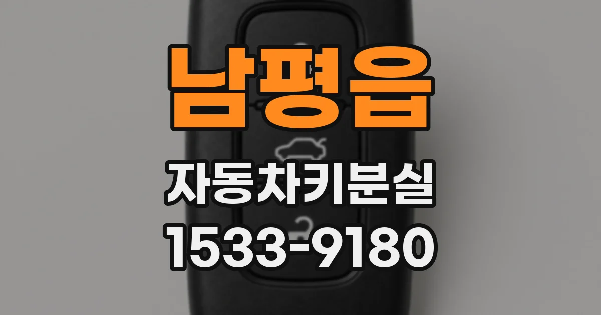 남평읍 자동차키분실