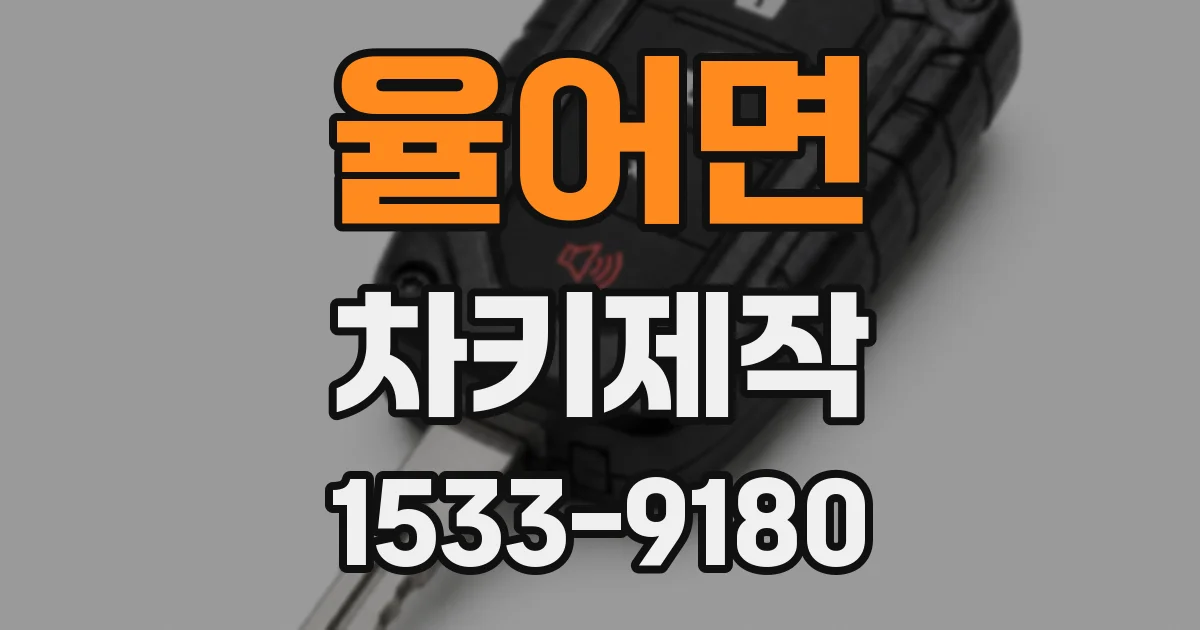 율어면 차키제작