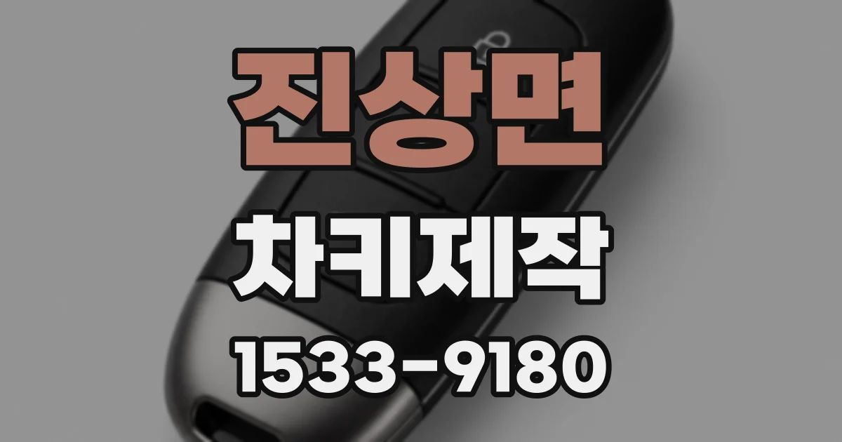 진상면 차키제작