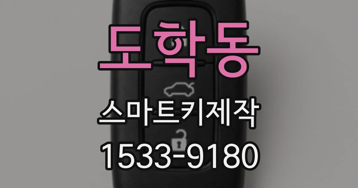 도학동 스마트키제작