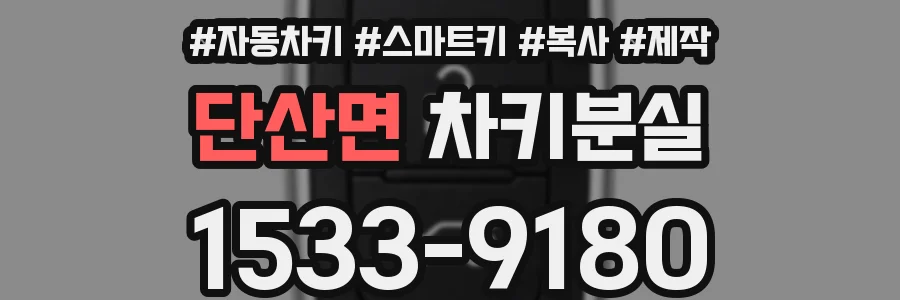 단산면 차키분실
