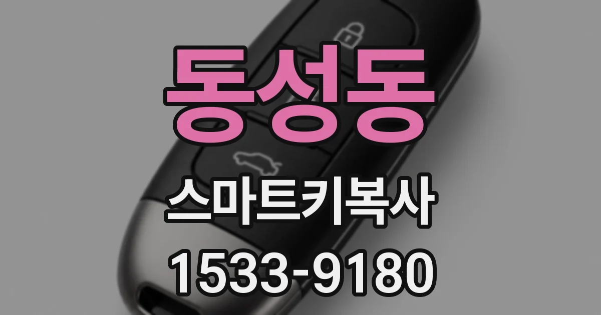 동성동 스마트키복사