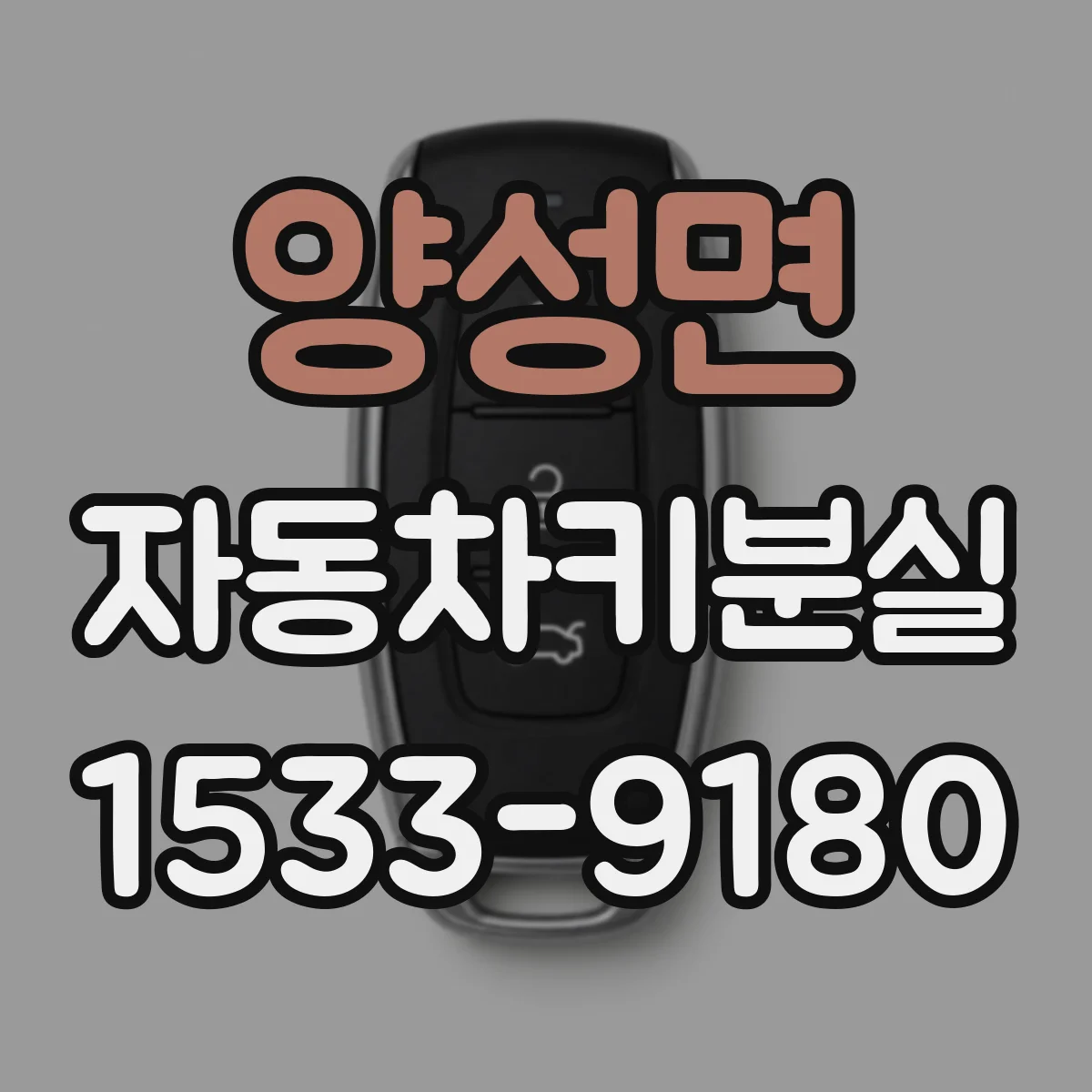 양성면 자동차키분실