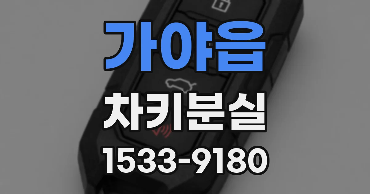 가야읍 차키분실
