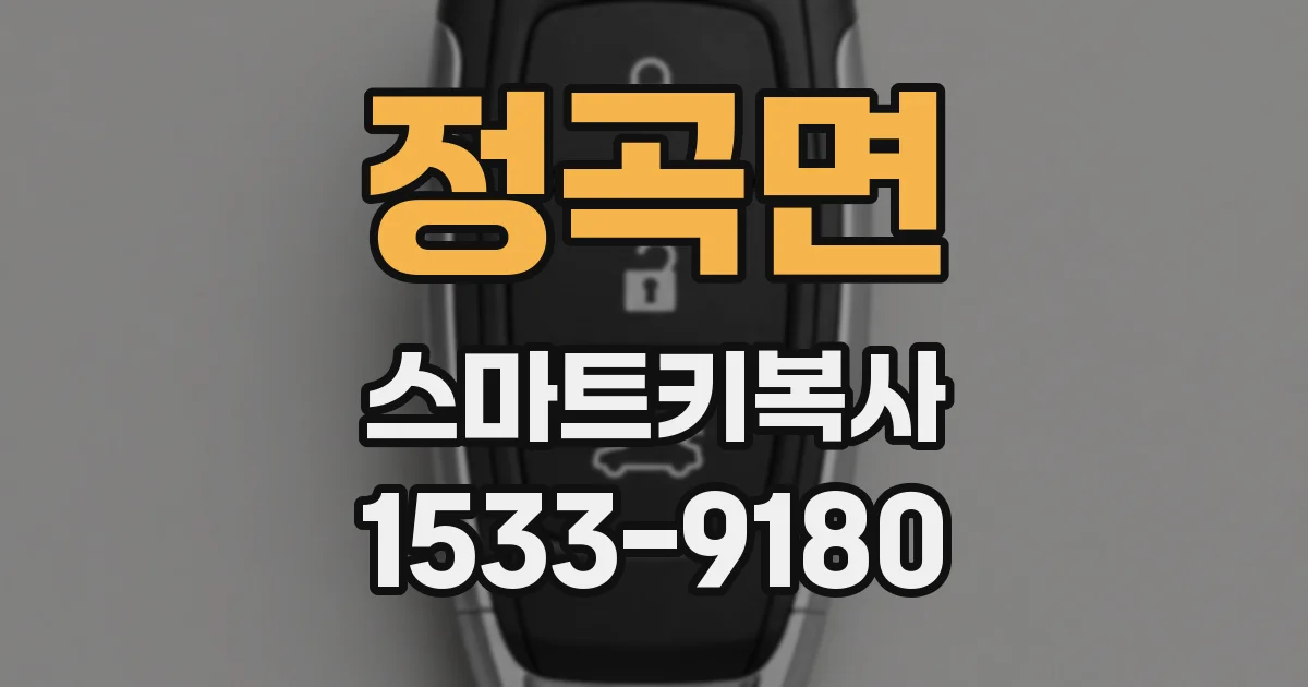 정곡면 스마트키복사