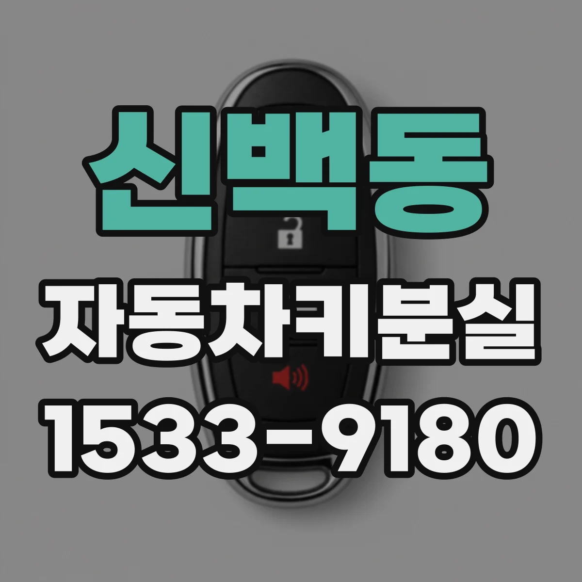 신백동 자동차키분실