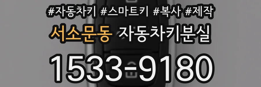 서소문동 자동차키분실