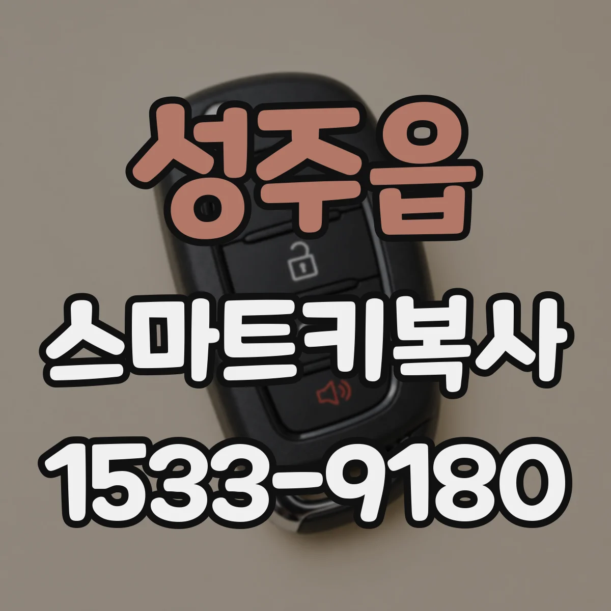 성주읍 스마트키복사