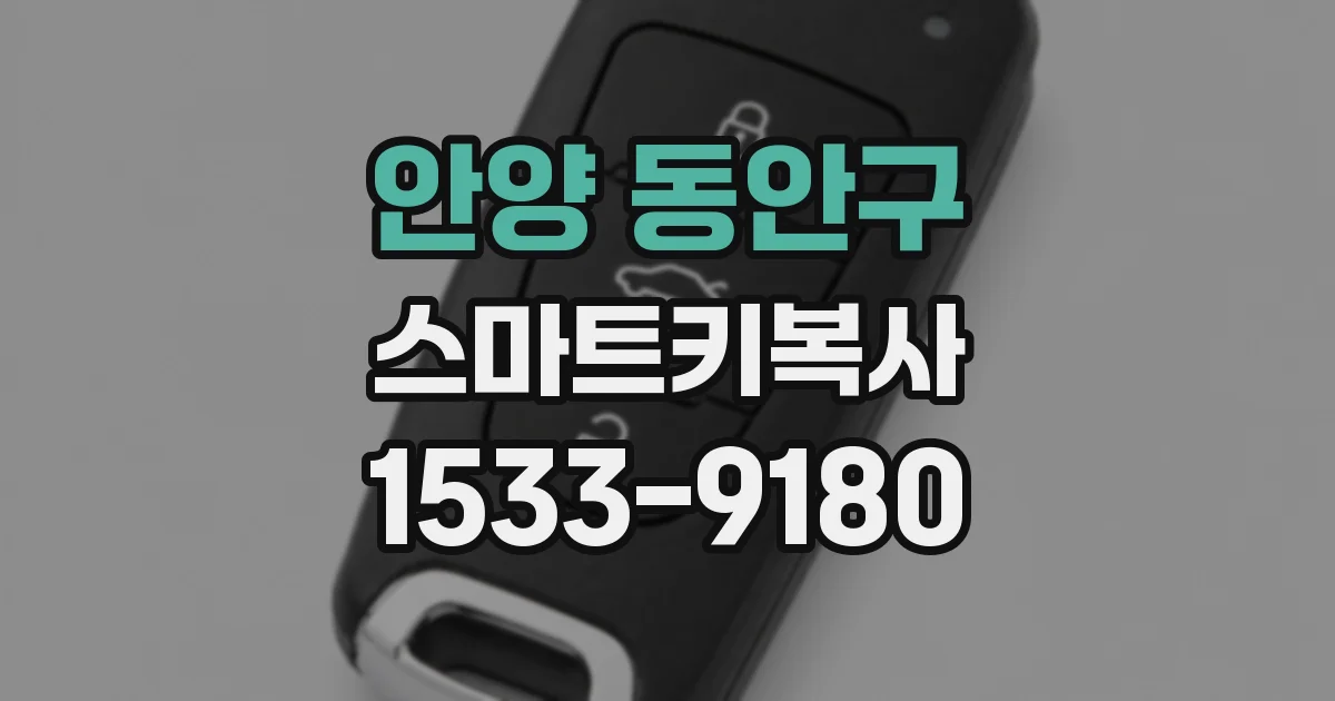 안양 동안구 스마트키복사