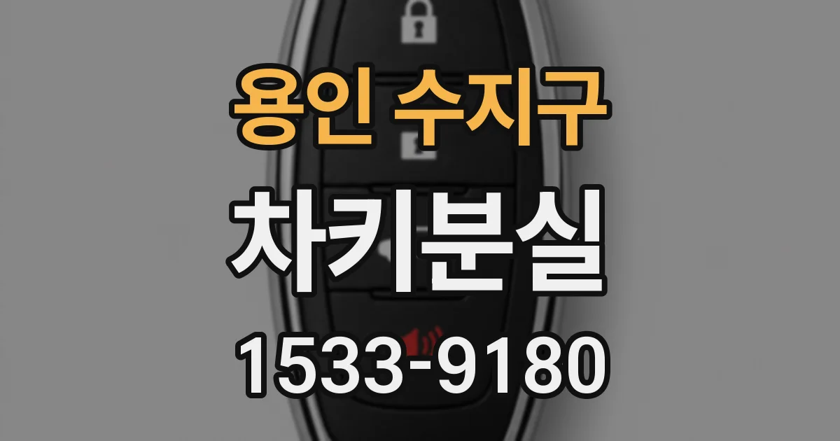 용인 수지구 차키분실