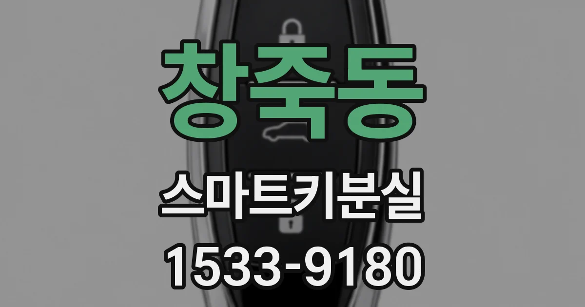 창죽동 스마트키분실