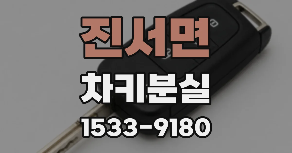 진서면 차키분실