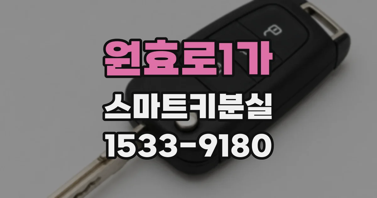 원효로1가 스마트키분실