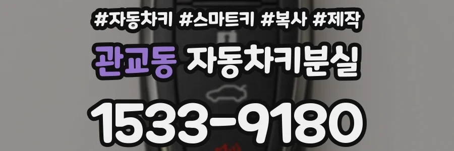 관교동 자동차키분실